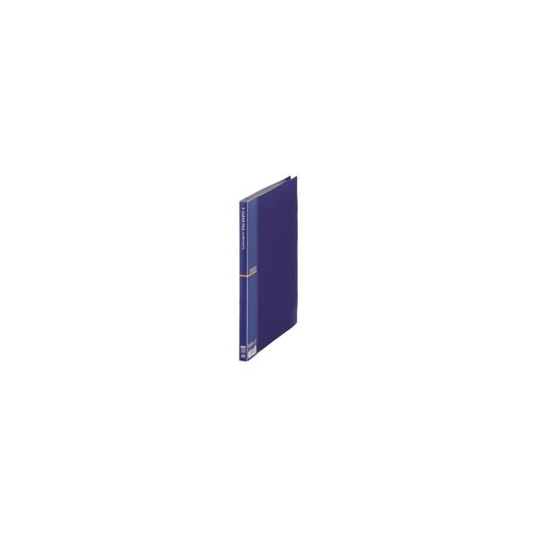 テージー　クリアファイル　Ａ４タテ　２０ポケット　背幅１５ｍｍ　ネイビー　ＣＦ−４４２−３０　１冊