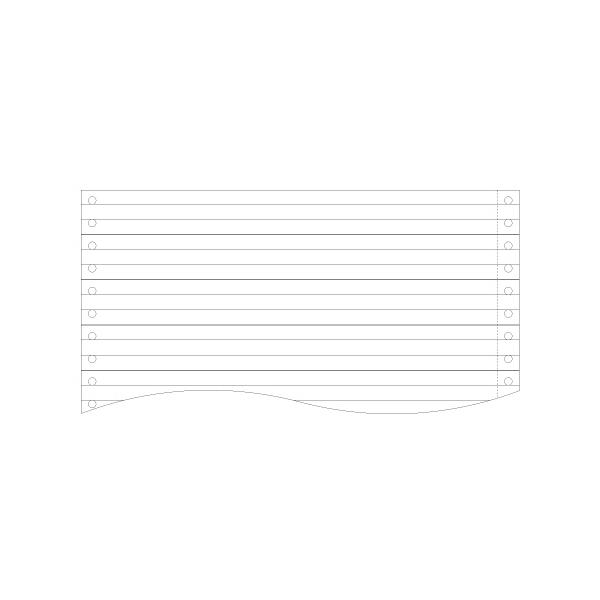 メーカー：トッパンエッジ   品番：1513L1   ノンインパクトプリンタ用フォーム 1P