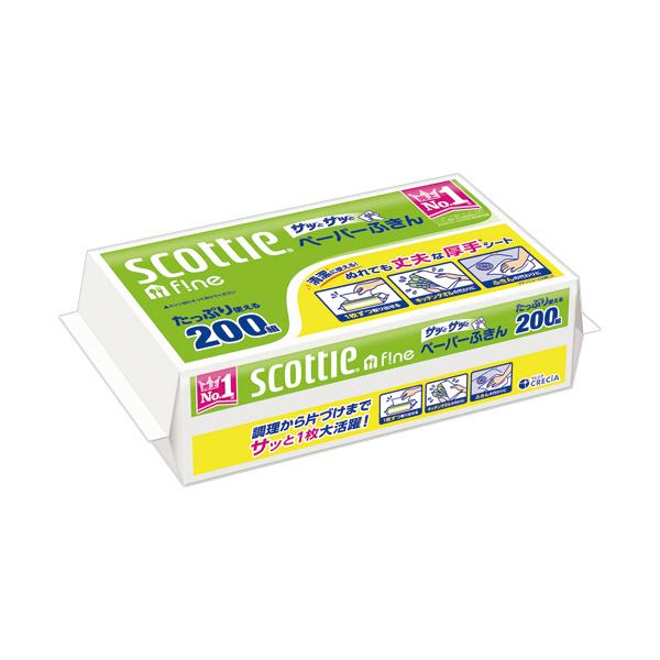 メーカー：日本製紙クレシア 　品番：37820   サッと取り出し、サッと使える。調理から片付けまで便利に使えるペーパーふきん　　