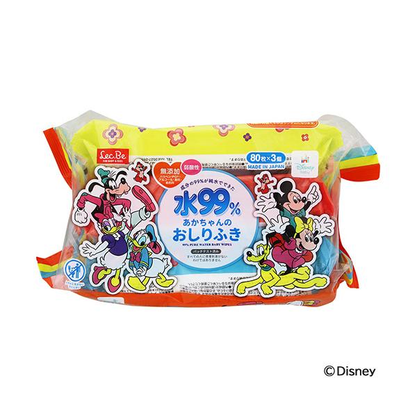 メーカー：レック　 品番：E01366  成分の99％が純水でできた日本製のおしりふきです。　　＜パッケージ記載＞