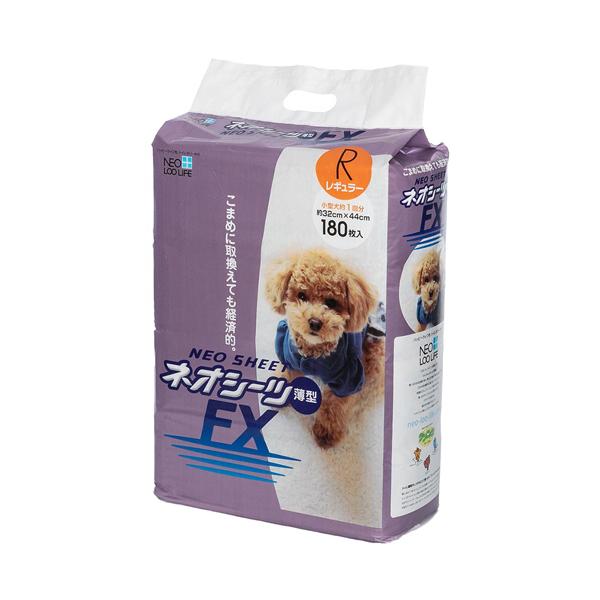 他サイト： ペット用トイレシーツ　ネオシーツＦＸ　レギュラー　小型犬約１回分　１パック（１８０枚）（お取寄せ品)の商品画像