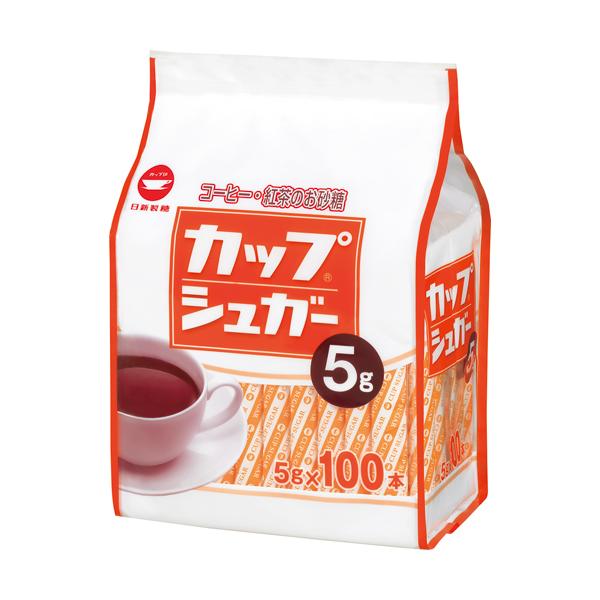 メーカー：ウェルネオシュガー　品番：851909　グラニュ糖を5gをスティックに小分け包装しました。100本入のお得用パック。