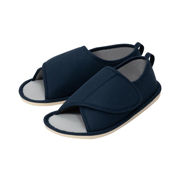 メーカー：竹虎　品番：091746　歩きやすくやわらかな履き心地の室内専用シューズ<br>