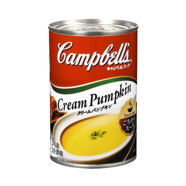 メーカー：キャンベル 　品番：647435   日本人好みの甘みのある、ケント種パンプキンを使用し、なめらかに仕上げました。クリーミーでやさしいコクのある、バランスのとれた、奥深い味わいです。　　＜調理例＞<BR>パンプキンシチュー
