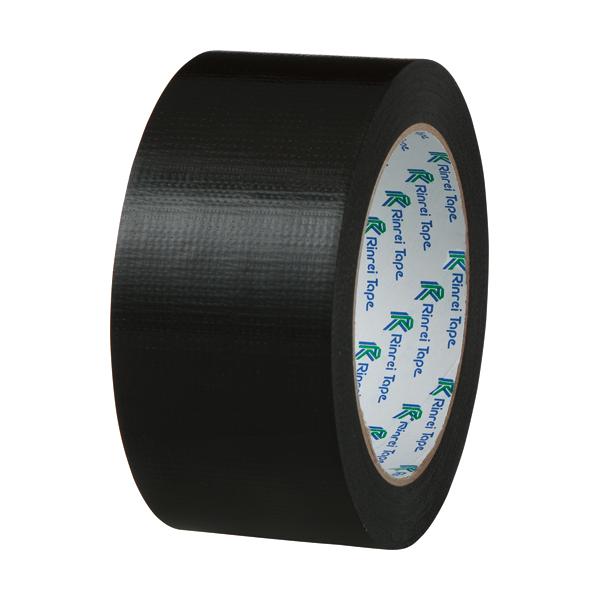 リンレイテープ　ＰＥワリフカラーテープ　５０ｍｍ×２５ｍ　厚み約０．１７ｍｍ　黒　６７４クロ　１巻
