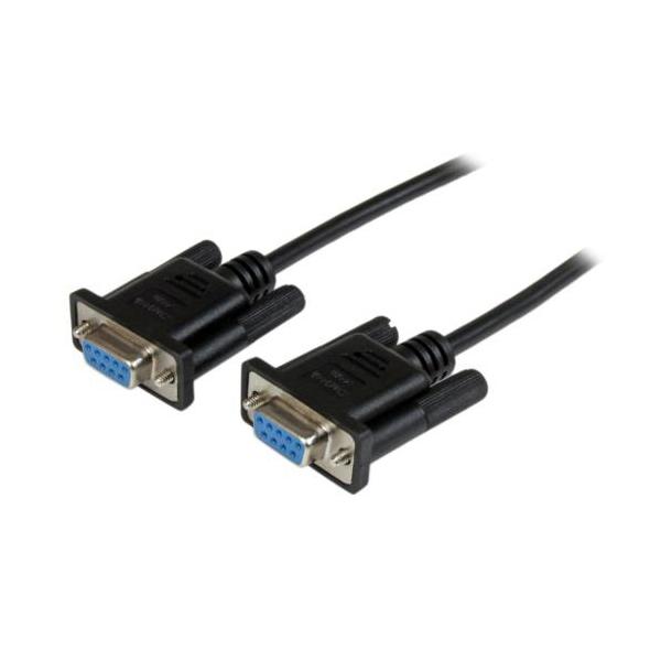 ＳｔａｒＴｅｃｈ．ｃｏｍ　ＲＳ２３２Ｃシリアルクロス　２ｍ　メス（ＤＢ−９／Ｄ−Ｓｕｂ９ピン）　ＳＣＮＭ９ＦＦ２ＭＢＫ　１本（お取寄せ品)