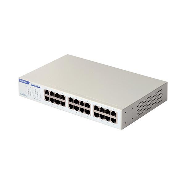 エレコム スイッチングハブ 1000BASE-T対応 24ポート メタル筐体 E ELECOM エレコム 1000BASE−T対応 スイッチングハブ