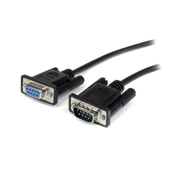 ＲＳ−２３２Ｃ　ストレートケーブル　１ｍ　Ｄ−Ｓｕｂ９ピン（オス）−Ｄ−Ｓｕｂ９ピン（メス）　ブラック　ＭＸＴ１００１ＭＢＫ　１本（お取寄せ品)