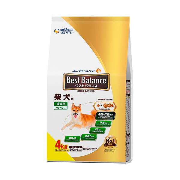 他サイト： ベストバランス　カリカリ仕立て　柴犬用　成犬用　４ｋｇ（５００ｇ×８袋）　１パック（お取寄せ品)の商品画像