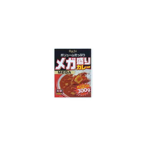 ハチ食品　メガ盛りカレー　大辛　３００ｇ　１食