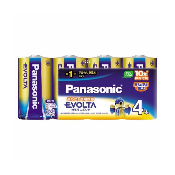 (業務用60セット) Panasonic パナソニック アルカリ乾電池 金 単2形(4本) LR14XJ 4SW