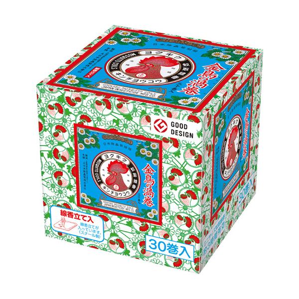 メーカー：大日本除蟲菊　ＫＩＮＣＨＯ　 品番：キンチヨウコウミニ30マキ  金鳥の蚊取り線香のミニタイプ。効果が約3時間継続。　　＜パッケージ裏面＞