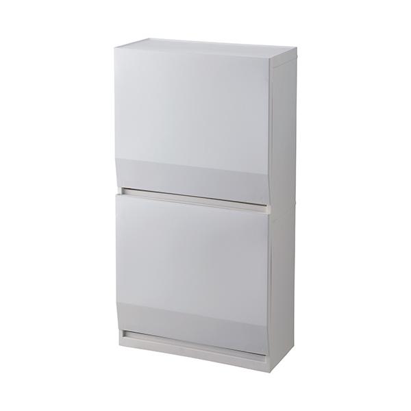 メーカー：リス　 品番：GPRB058  フタが手前に大きく開くのでゴミが捨てやすく、袋の交換も簡単。　　捨て口が大きく開きかさばるゴミも捨てやすい。通路を妨げないスリムなデザイン。