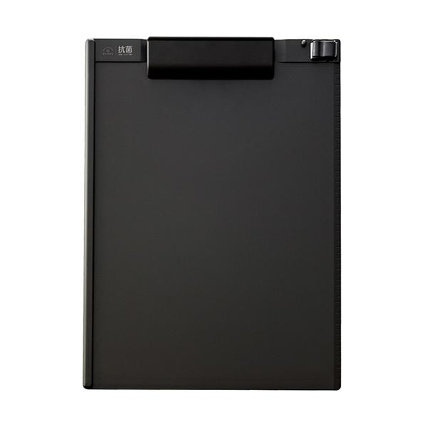 他サイト： リヒトラブ　抗菌クリップボード　Ａ４タテ　ブラック　Ａ−７９４０−２４　１枚の商品画像