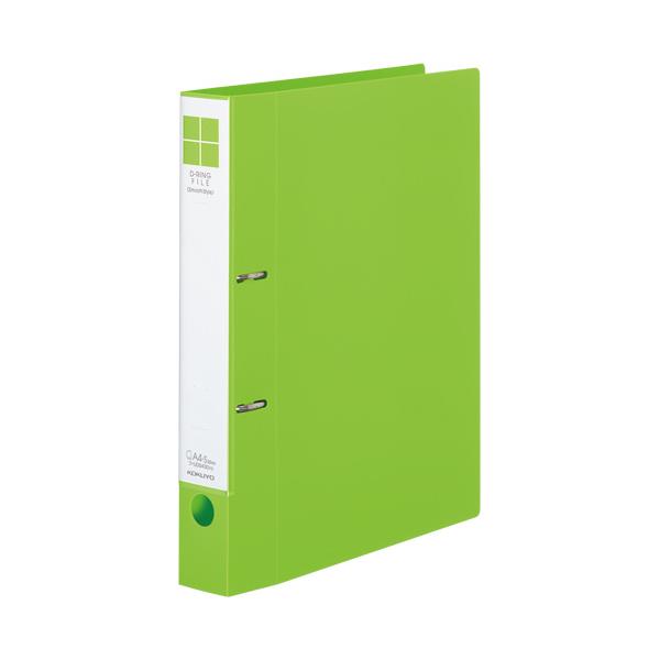 他サイト： コクヨ　Ｄリングファイル＜スムーススタイル＞　Ａ４タテ　２穴　３００枚収容　３０ｍｍとじ　背幅４５ｍｍ　黄緑　フ−ＵＤＳ４３０ＹＧ　１冊の商品画像