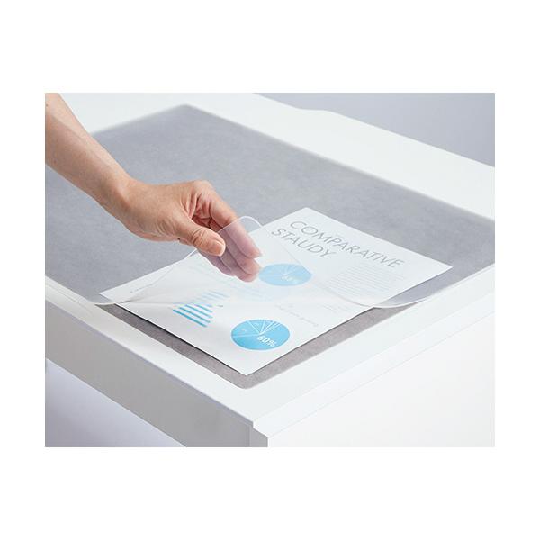 大塚商会 TANOSEE 再生オレフィンデスクマット ダブル（下敷付