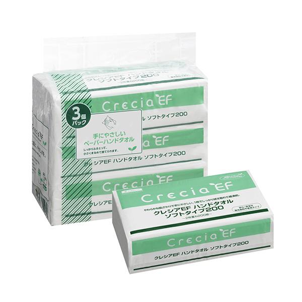 メーカー：日本製紙クレシア 　品番：370138   丈夫でやわらかダブル仕様、ソフトな肌ざわり。　　