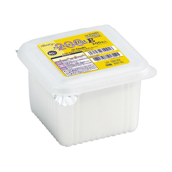 メーカー：オオサキメディカル　 品番：31091  使い切りで衛生的なボックスタイプのアルコール綿。　　