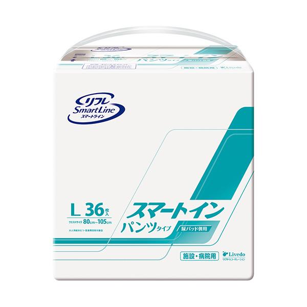 リブドゥコーポレーション パンツ型紙おむつ リフレ スマートインパンツタイプ Lサイズ 36枚