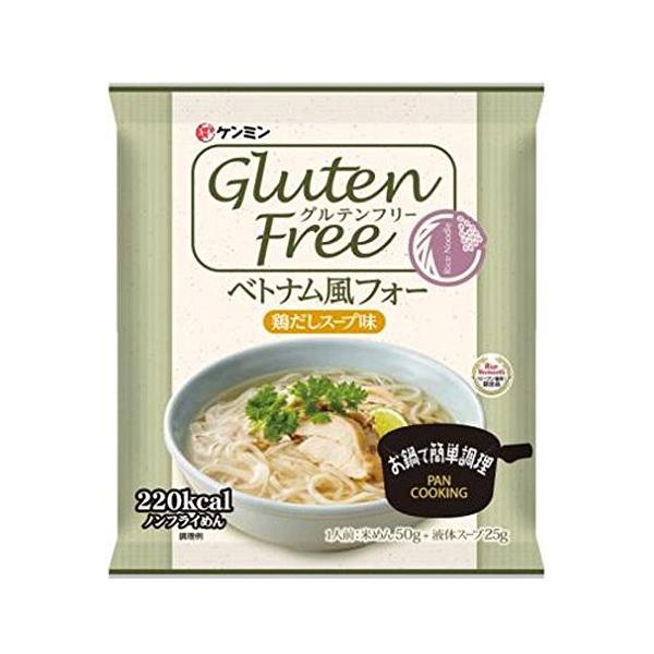 メーカー：ケンミン食品　品番：021277　原材料に小麦を使っていないグルテンフリーのベトナム風フォーです。<br>