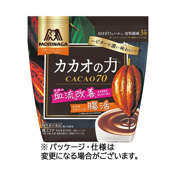 メーカー：森永製菓　 品番：556760  カカオ分70％で味も成分もカカオの魅力を堪能できるココアです。　　