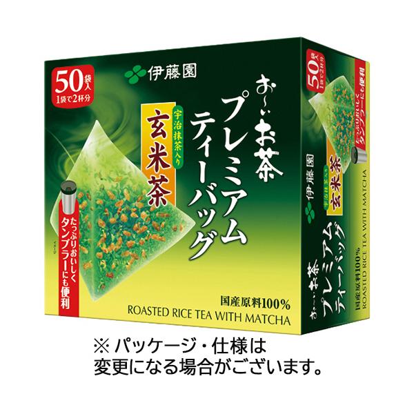 他サイト： 伊藤園　おーいお茶　宇治抹茶入り玄米茶　プレミアムティーバッグ　１箱（５０バッグ）の商品画像