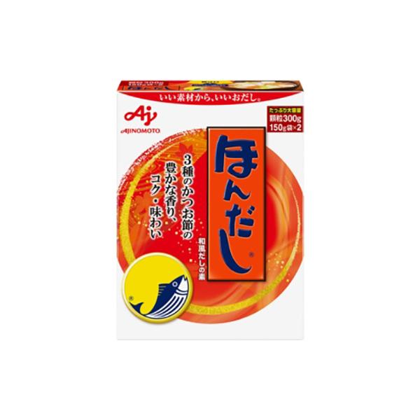 メーカー：味の素　品番：257973　香り、コク・味わい、それぞれに優れた3種のかつお節を使用した、「香り高く一番おいしい」和風だしの素です。
