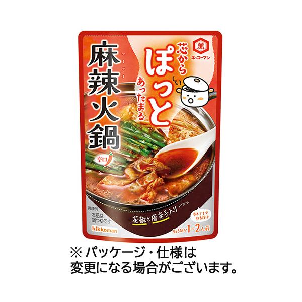 メーカー：キッコーマン　 品番：14567  芯からぽっと温まり、ぽかぽかが続く鍋つゆです。　　＜パッケージ裏面＞