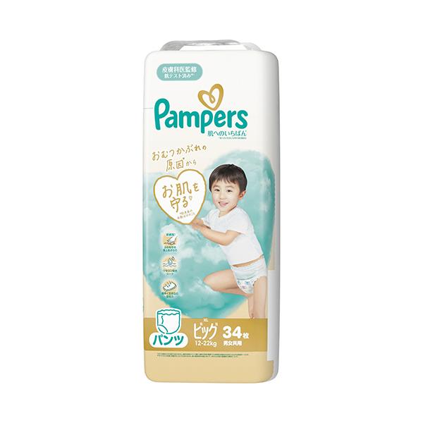 メーカー：Ｐ＆Ｇ　 品番：PG341150  おむつかぶれの原因からお肌を守る　　＜パッケージ裏面＞