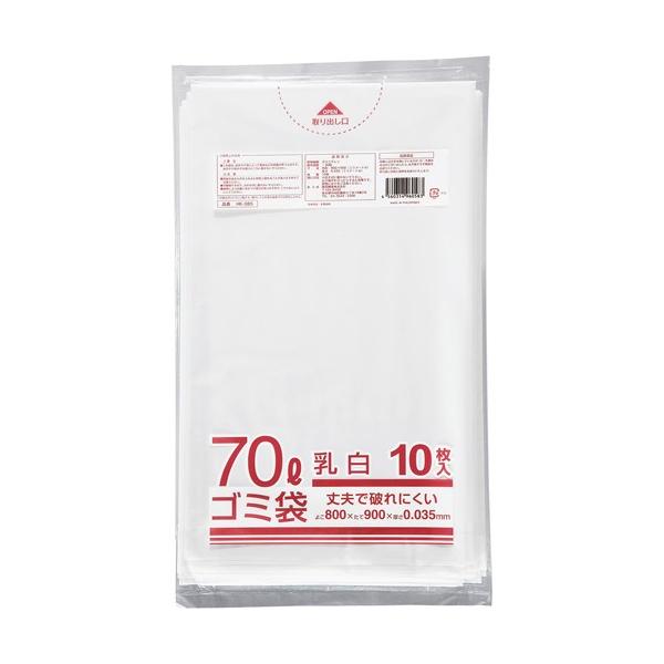 メーカー：クラフトマン   品番：HK-085   【低密度ポリエチレン（ツルツル）】半透明で厚みのあるタイプ、１０枚ずつパック入