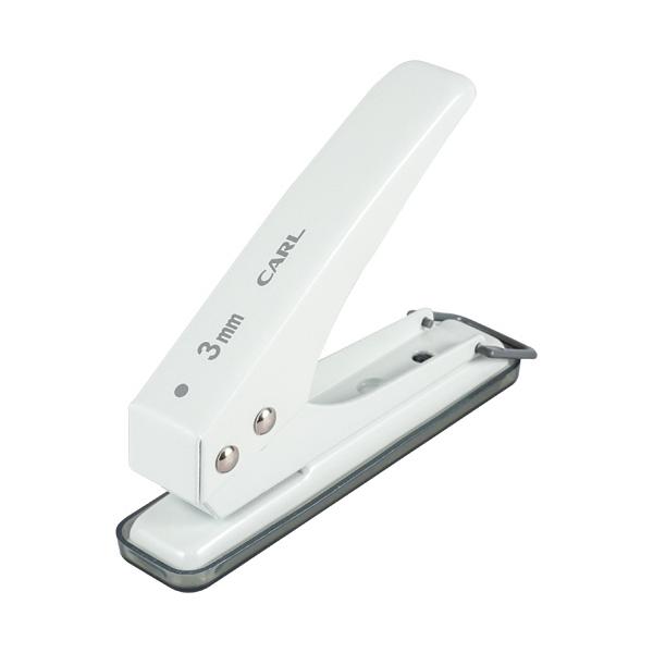 他サイト： カール事務器　１穴パンチ　穴径３ｍｍ　ホワイト　ＳＤ−１３０−Ｗ　１台の商品画像