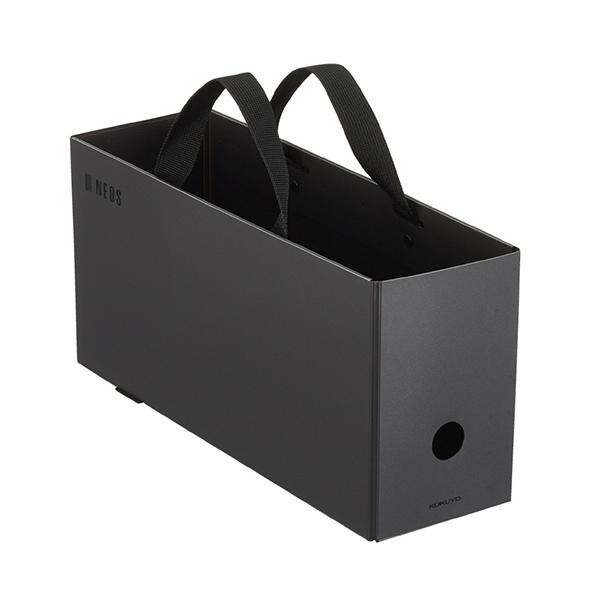 他サイト： コクヨ　キャリーボックス＜ＮＥＯＳ＞　Ａ４ハーフ　ブラック　Ａ４ＰＨ−ＮＥＬＦＭ−Ｄ　（お取寄せ品）の商品画像