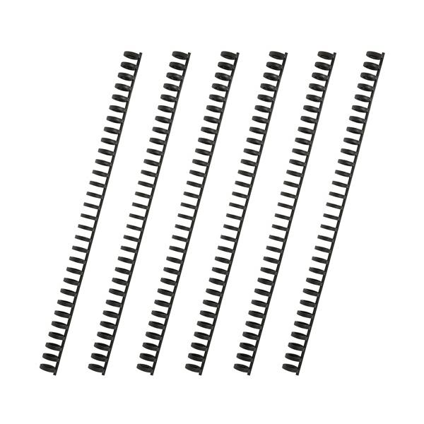 他サイト： カール事務器　ルーズリング　１０ｍｍ　ブラック　ＬＲ−１０−Ｋ　１パック（６本）　（お取寄せ品）の商品画像