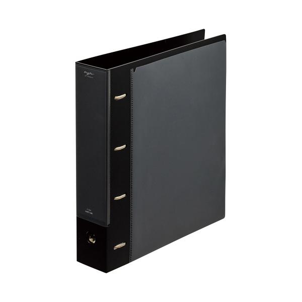他サイト： リヒトラブ　ｍｙｆａ　コレクションファイル　ワイド　Ａ４タテ　４穴　５００枚収容　５０ｍｍとじ　背幅６４ｍｍ　ジェットブラック　Ｆ−３３０１−２４の商品画像