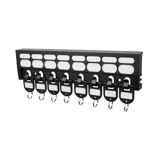 メーカー：カール事務器 　品番：KH-8-K   オフィス内の鍵の管理・保管に便利なマグネットキーハンガー　　