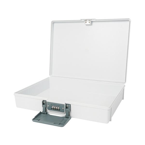 メーカー：カール事務器 　品番：HBP-200-W   軽くて扱いやすいプラスチック製の保管ボックス　　