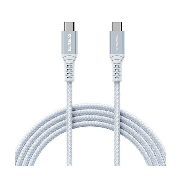 ＵＳＢ４　Ｇｅｎ３　ＰＤ対応　Ｔｙｐｅ−Ｃ　ｔｏ　Ｃ　ケーブル（２４０Ｗ出力）　ブルー　ＡＰＣ−Ｖ１０２４ＣＣ−Ｕ４Ｇ３−ＢＬ　１本（お取寄せ品)