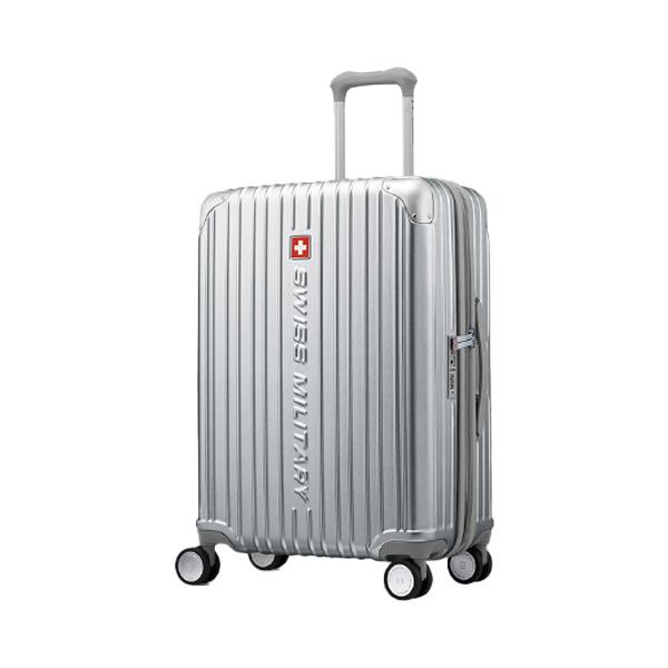 エム・エス・シー　ＳＷＩＳＳ　ＭＩＬＩＴＡＲＹ　ＣＹＧＮＵＳ（シグナス）　スーツケース　７３Ｌ　メタリックシルバー　ＳＭ−Ａ８２４　ＳＩＬＶＥＲ　１台