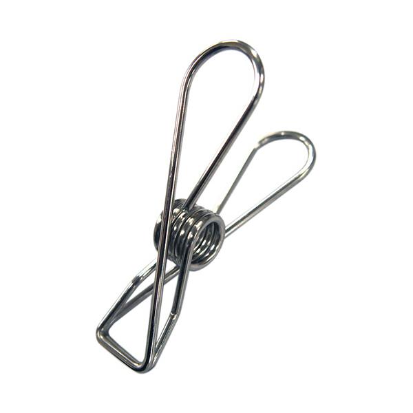 メーカー：オカトー　 品番：11384  ステンレス製のピンチは丈夫でサビに強く、洗濯や収納などマルチに活躍！　　＜使用イメージ＞