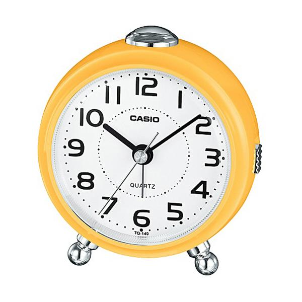 他サイト： カシオ　クオーツ目覚まし置時計　イエロー　ＴＱ−１４９−９ＪＦ　１台（お取寄せ品)の商品画像