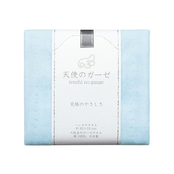 他サイト： 日繊商工　天使のガーゼ　タオルチーフ　ブルー　ＴＥ６２１　Ｂ　１枚（お取寄せ品)の商品画像
