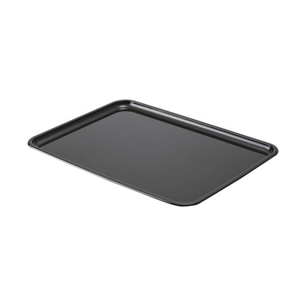 アサヒ興洋　抗菌ＡＢＳカラートレー　４３ｃｍ　ブラック　１枚