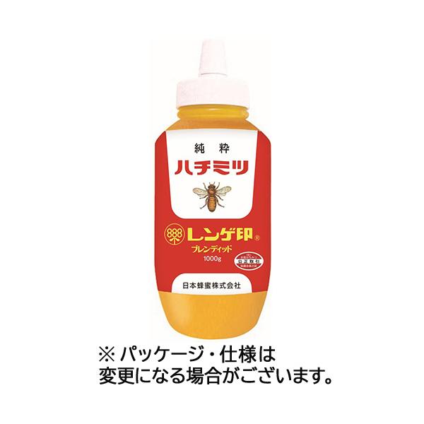 日本蜂蜜　レンゲ印はちみつ　１ｋｇ　１個