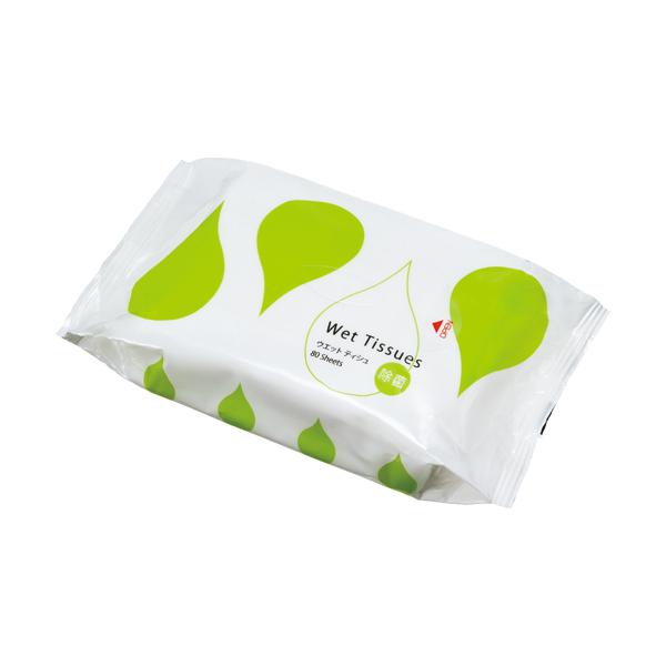 ＴＡＮＯＳＥＥ　アルコール除菌ウエットティッシュ　詰替用　１パック（８０枚）