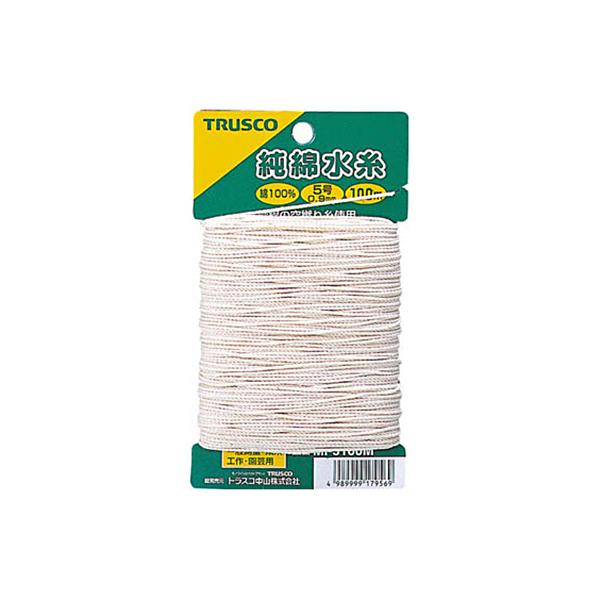 メーカー：ＴＲＵＳＣＯ  品番：MI-5100M  一般測量、凧糸、工作、園芸用。