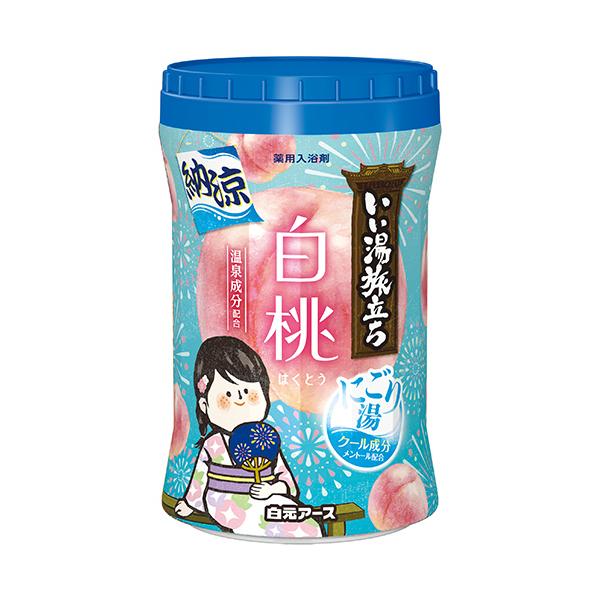 他サイト： 白元アース　いい湯旅立ちボトル　納涼にごり湯　白桃の香り　５００ｇ　１本の商品画像
