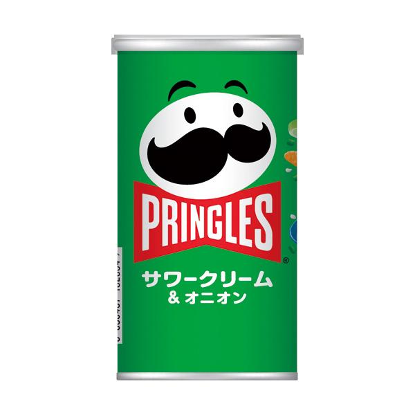 日本ケロッグ　プリングルズ　サワークリーム＆オニオン　Ｓ缶　５３ｇ　１缶