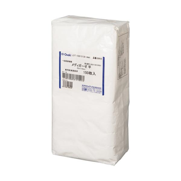 メーカー：オオサキメディカル 　品番：22612   処置など多用途に使用できる経済性を追求したガーゼ。　　＜寸法＞<BR>単位：cm