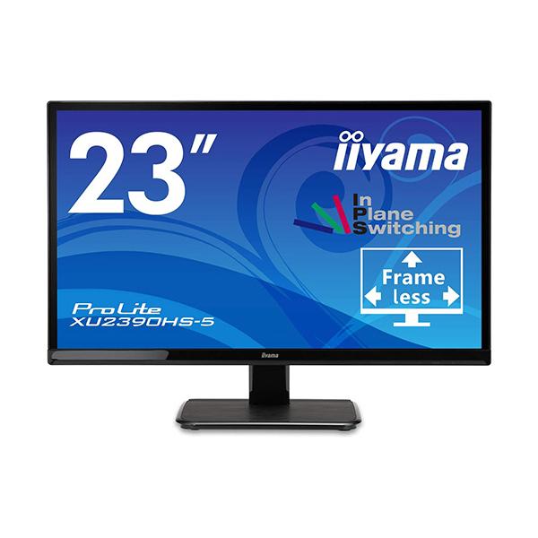 他サイト： ｉｉｙａｍａ　ＰｒｏＬｉｔｅ　２３型ワイド液晶ディスプレイ　マーベルブラック　ＸＵ２３９０ＨＳ−Ｂ５　１台の商品画像