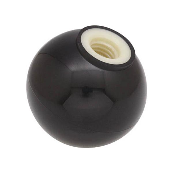 メーカー：ＴＲＵＳＣＯ 　品番：PTPB256BK   スタンダードな樹脂の握り玉です。　　代表画像（画像はイメージです。）